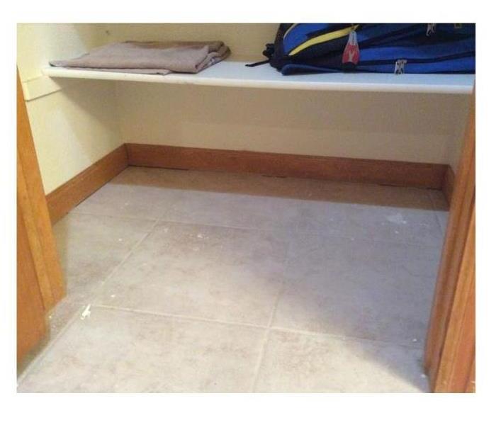 WhiteTile floor cleaned