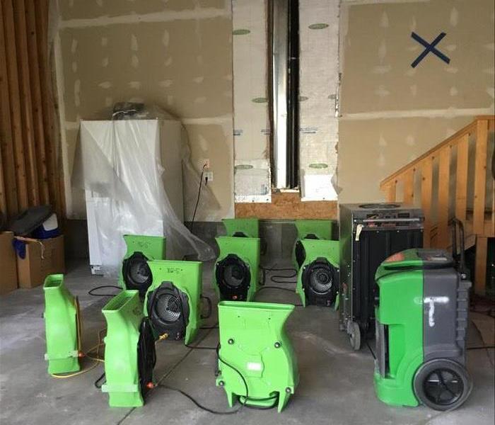 SERVPRO GREEN AIRMOVERS AND DEHUMIDIFIERS