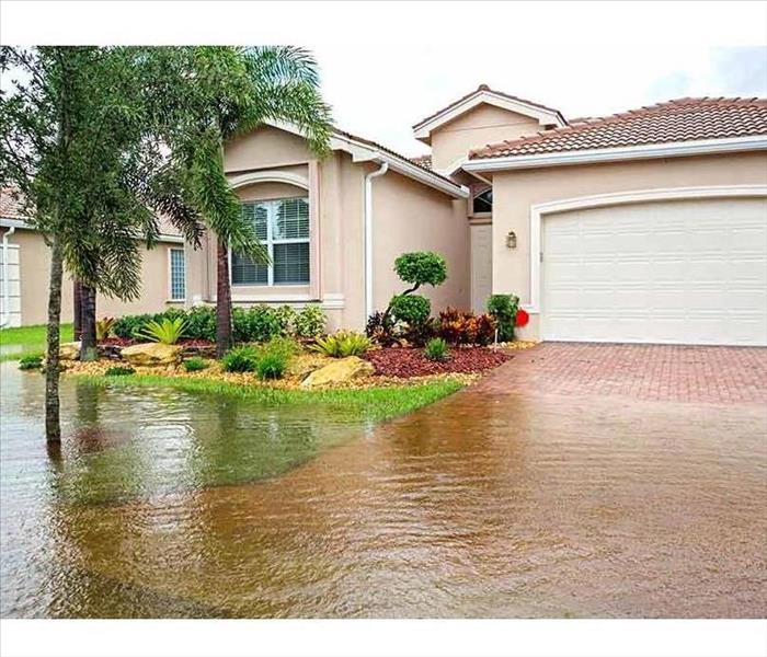 Homes Flooded outside